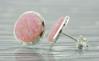 6mm Pink Opal Stud Earrings | Image 3