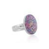 silver Purple opal ring | Image 2