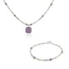Purple Opal Gold and Silver Bracelet | Image 2