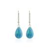 Aqua Opal Silver Drop Earrings | Image 2