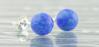 Dark Blue Opal Bead 6 mm Stud Earring | Image 3