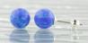 Dark Blue Opal Bead 6 mm Stud Earring | Image 2