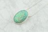 13x18mm  Sterling Silver and Green Opal Pendant | Image 2