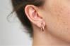 Medium Rose Gold Filled Hoop Earrings | Image 2