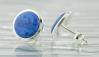 6mm  Midnight Blue Opal Stud Earrings | Image 2