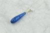 Silver and Midnight Blue Opal Teardrop Pendant  | Image 2