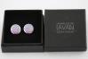 10mm Purple Opal Stud Earrings | Image 5