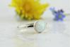 Sterling Silver and White Opal Ring | Image 2