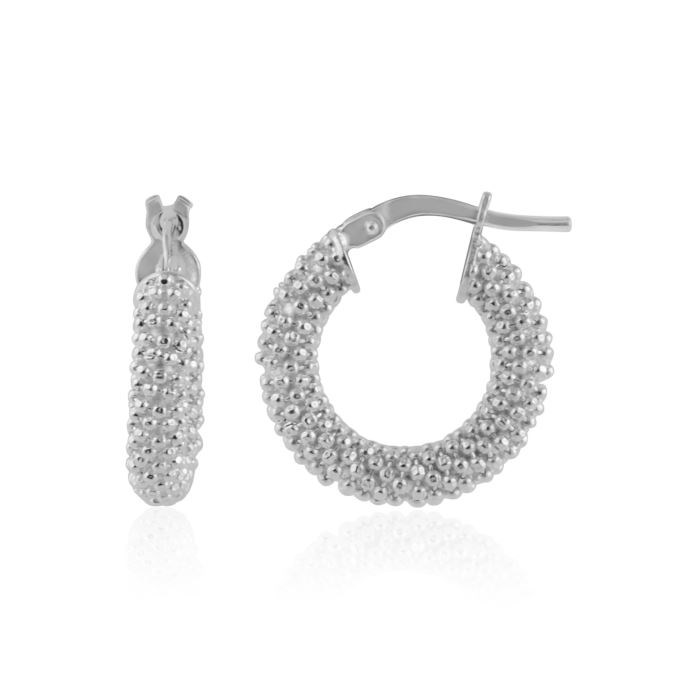 Sterling Silver Hoop Earrings | Image 1